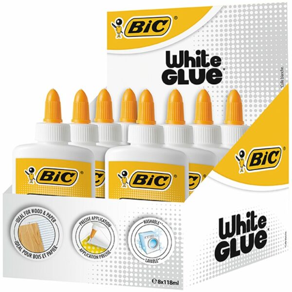Клей ПВА Bic "White Glue", 118мл.
