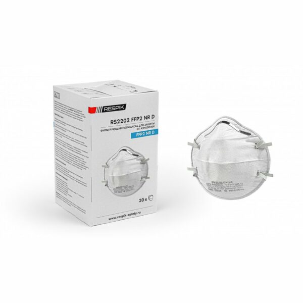 Респиратор чашеобразный RESPIK® RS2202 без клапана, FFP2 (20 шт)