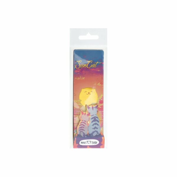 Закладки  для книг, 3шт., 135*45мм, MESHU "Sun Cat"