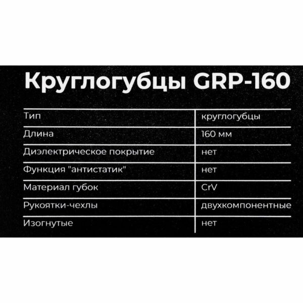 Круглогубцы Gigant GRP-160