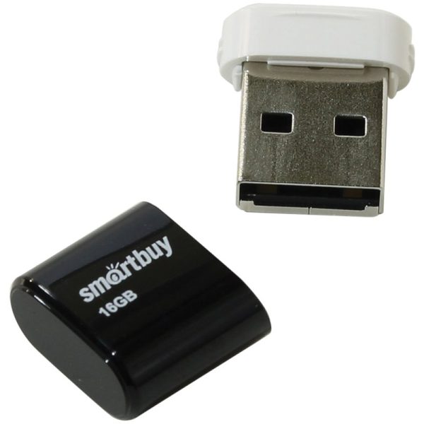 Память Smart Buy "Lara"  16GB, USB 2.0 Flash Drive, черный