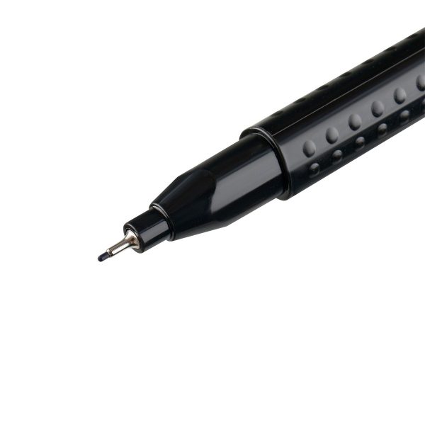 Набор капиллярных ручек Faber-Castell "Grip Finepen" 10цв., 0,4мм, трехгранные, пластик. уп., европодвес