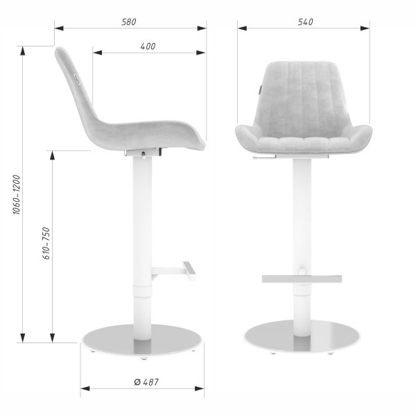 Стул барный Sheffilton SHT-ST37/S128
