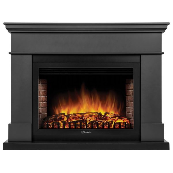 Каминокомплект: Очаг Electrolux EFP/P-3020LS N, портал California 30, графит
