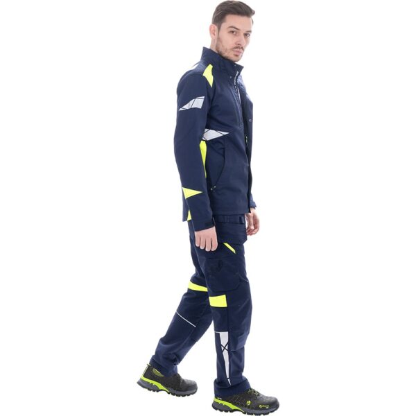 Куртка ACTIVE FLEX / АКТИВ ФЛЕКС, летняя, т.синий-флуоресцентный желтый