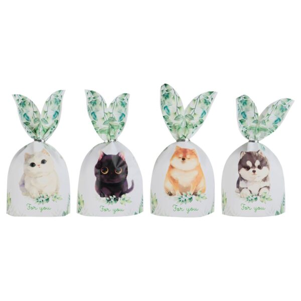 Набор подарочных пакетов 13.5*22 см, MESHU "Cute pets", 36шт.