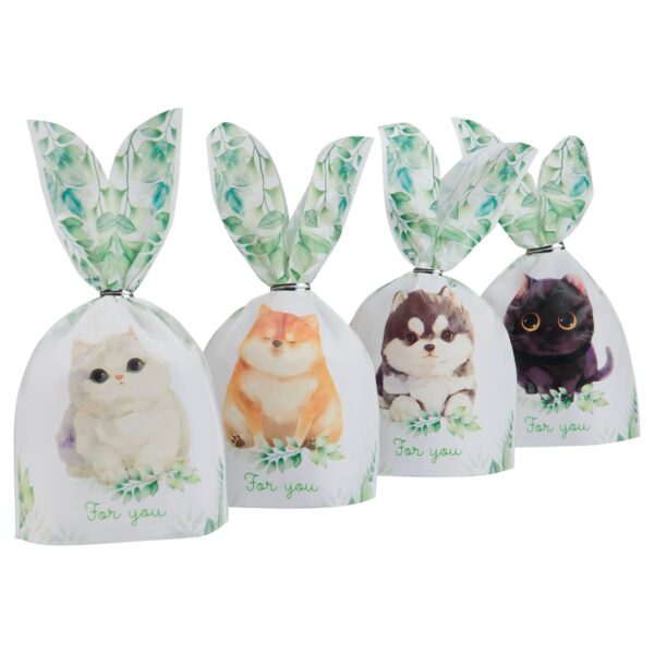 Набор подарочных пакетов 13.5*22 см, MESHU "Cute pets", 36шт.
